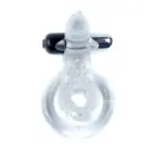 Dolphin Vibro Cock Ring – Clear — Photo 7