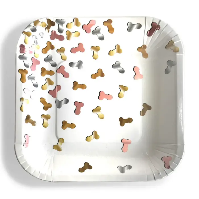 Glitterati - Penis Party Plates Foto 9