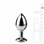 Rimba Metal Intimate Plug – 7.2 cm – Silver — Photo 4