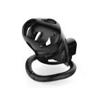 Sevanda Black Plastic Chastity Cage — Photo 2