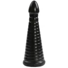 Intimidator analinis kištukas – 28 cm (11″) – Juodas — Nuotrauka 2