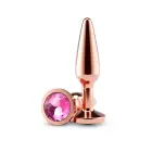 Siaurėjantis analinis kištukas – M – Rose Gold — Nuotrauka 1