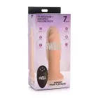 Swell Надувной и вибрирующий дилдо – 18 cm (7″) – розовый — Фото 1