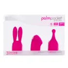 PalmPower Pocket силиконовые насадки – набор из 3 шт. – розовые — Фото 1