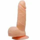 Baile Prime dildo vibruojantis ir besisukantis – 22 cm (8.7″) – kūno spalva — Nuotrauka 1