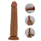 PRETTY LOVE Sharife Sliding Skin Series salokāms dildo – 25 cm (10″) – miesas krāsa — Foto 2