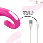 Intense Janet dubultais U veida vibrators – 10.2 cm (4″) – rozā — Foto 6