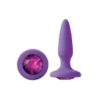 Glams Mini Rainbow Gem Purple Anal Plug – XS — Photo 1