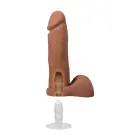 ULTRASKYN realistlik dildo munandite ja iminapaga – 21 cm (8″) – karamell — Foto 7