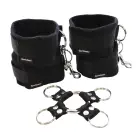 Sportsheets Hog Tie & Cuff Set Adjustable Bondage Restraint System – Black — Photo 1