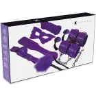 Experience Purple Series бондажный набор – 8 предметов – сиреневая искусственная кожа — Фото 2