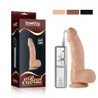 Real Extreme Realistic Vibrating Dildo with Suction Cup – 23 cm (9″) – Flesh — Photo 5