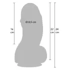 Fat Boys dildo – 22 cm (8.7″) – Melns Foto 2