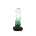 Kiotos Cox Color Дилдо с присоской – 18 cm (7″) – прозрачно-зеленый — Фото 4