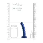 Pärlitega G-punkti dildo iminapaga – 13 cm (5″) – sinine — Foto 6