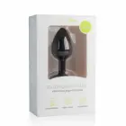 EasyToys Diamond silikona anālais spraudnis Small Black – 7 cm – melns — Foto 4