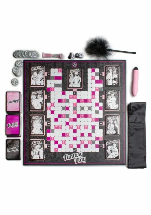 Secret Play erotiska galda spēle Fantasy Play multilingvāla komplekts pāriem