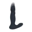 Vibrējošs un kustīgs silikona prostatas masieris – 20 cm – Melns — Foto 7