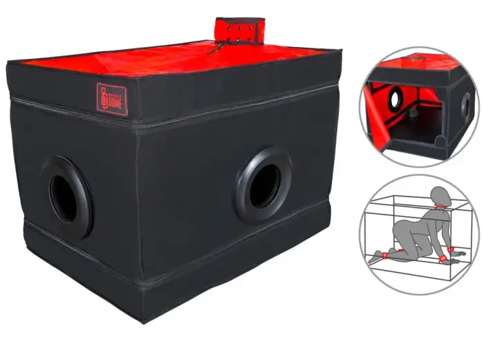 Secret Dome La Niche модульный игровой бокс для уединения – чёрно-красный – 85x60x60 cm