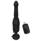 AFE Intimate Machine vibruojantis judantis ir šildantis dildo – 33.8 cm – juodas — Nuotrauka 2