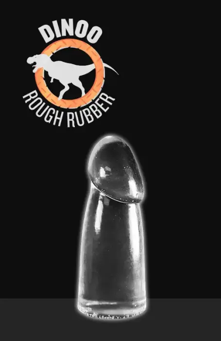 Bolong Dildo – 20 cm (8″) – Caurspīdīgs