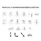 Satisfyer Elastic Game elastīgs vibrators – 22 cm (8.5″) – tumši zils Foto 4