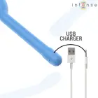 Intense Fun вибратор для точки G – 10 режимов, USB – голубой – 19 см — Фото 6