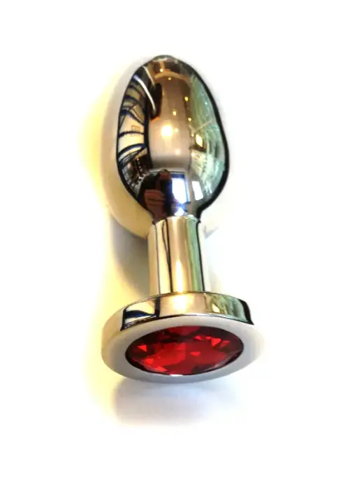 Jewel Buttplug – 10 cm – Red