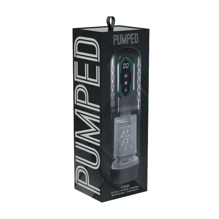 Vortex – siurbimo, rotacijos ir stūmimo masturbatoriaus pompa – Gun Metal Photo