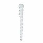Glas No. 20 lodīšu stikla dildo – 18 cm (7″) – caurspīdīgs — Foto 1
