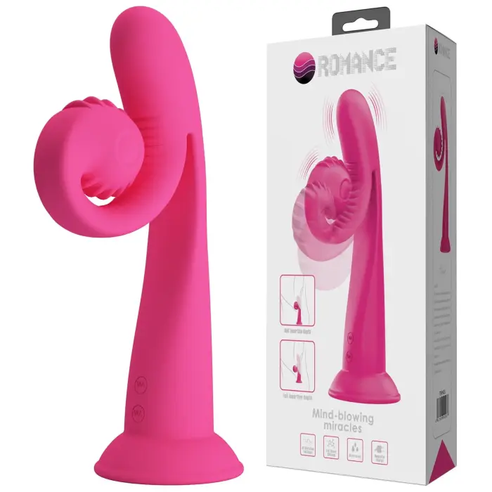 PRETTY LOVE Selma Snail кролик-вибратор – 18 cm (7″) – розовый