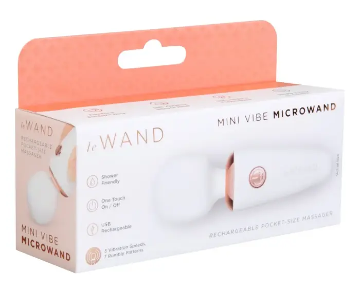 le Wand Mini Microwand wand вибратор – 10 см (4″) – белый