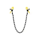 Boundless Adjustable Nipple Clamps with Chain – Black — Photo 1