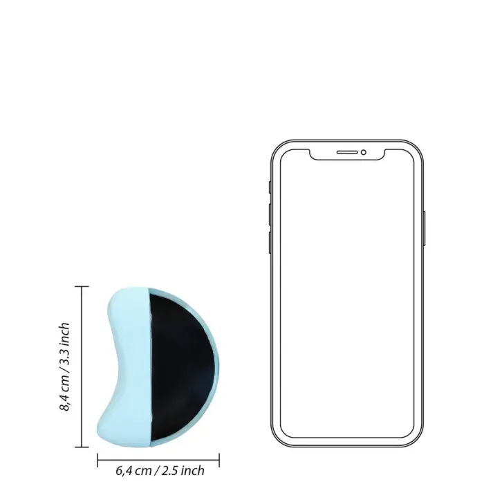 Pulse Wave Clitoris Vibrator - Arctic Blue Photo