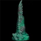 Savage Charm Double-Claw vibruojantis dildo – 19 cm (7.5″) – Spalvotas — Nuotrauka 9