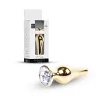 Plug-Jewellery kuldne anaaltapp läbipaistva kristalliga – 9.5 cm (3.7″) — Foto 10