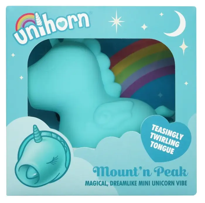 Unihorn Mount'n Peak vienradža vibrators – 9 cm (3.5″) – rozā