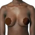 Bye Bra auduma krūšu uzlikas – brūnas – One size — Foto 3