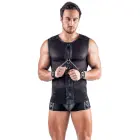 Svenjoyment Bondage Mesh Shirt with Cuffs – Black – L — Photo 5