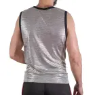 Macho Fine Glitter – ribbed sleeveless top – silver – S/M — Photo 3