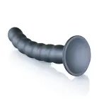 Текстурированный G-точки дилдо с присоской – 20.5 cm (8″) – Цвет Gunmetal — Фото 4