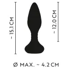 ANOS tekstuuriga anaaltapp kaugjuhtimispuldiga – 15.1 cm (5.9″) – Must — Foto 9