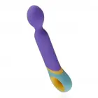 Base wand masāžas vibrators – 24 cm (9.4″) – daudzkrāsains — Foto 5