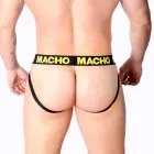 Macho MX25A – lycra jockstrap with open back – yellow – M — Photo 4