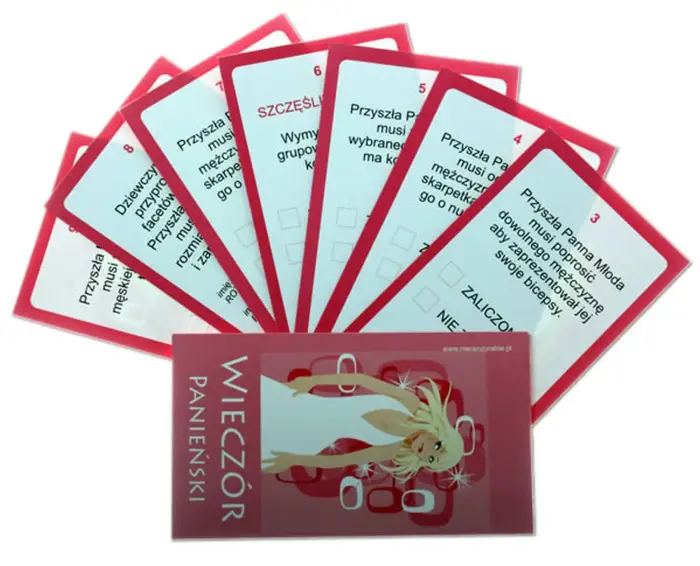 Gry-Karty na Wieczór Panieński z Zadaniami Foto 2