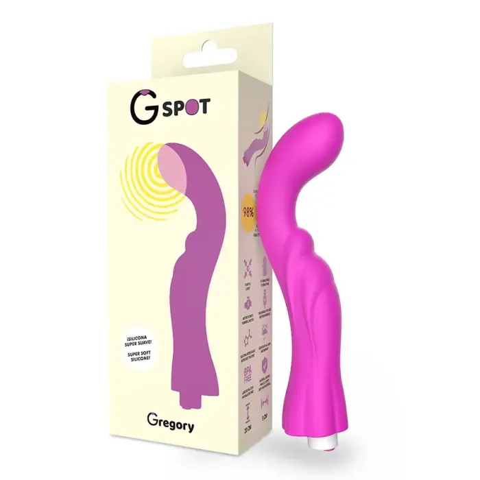 G-Spot Gregory G-punkti vibraator – 20 cm (7.9″) – lilla