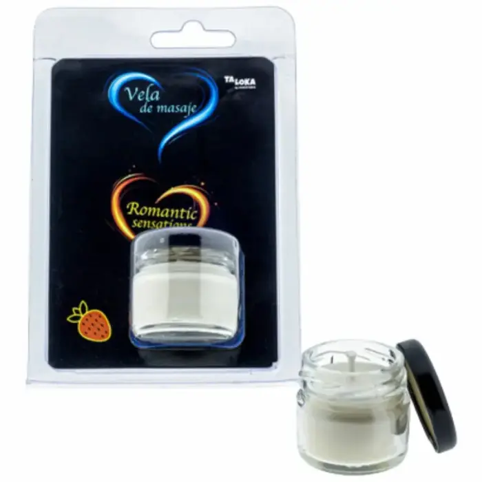 Taloka braškių kvapo masažo žvakė – 30 ml