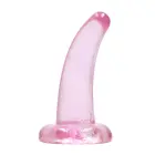 REALROCK Non-Realistic Dildo with Suction Cup – 11.5 cm (4.5″) – Clear — Photo 2