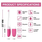 Magic Motion Vini app-juhitav vibreeriv muna – 9.5 cm (3.7″) – roosa — Foto 8