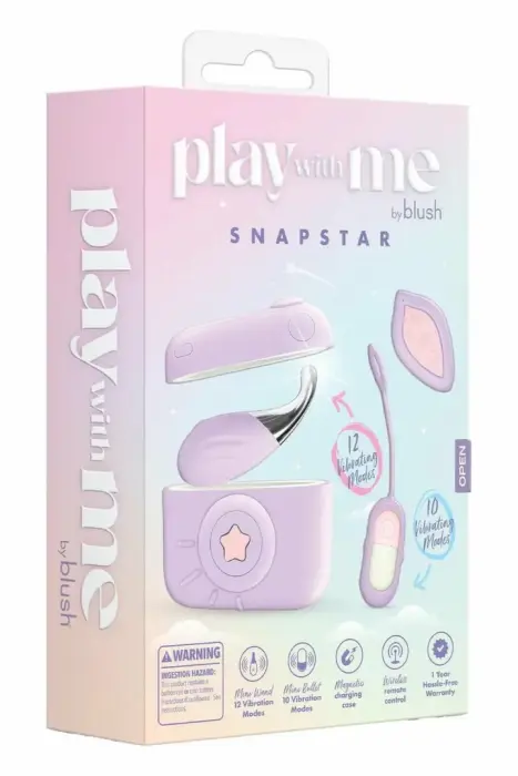 Play With Me Snapstar Toyset – 4-piece intimate travel system, USB-C